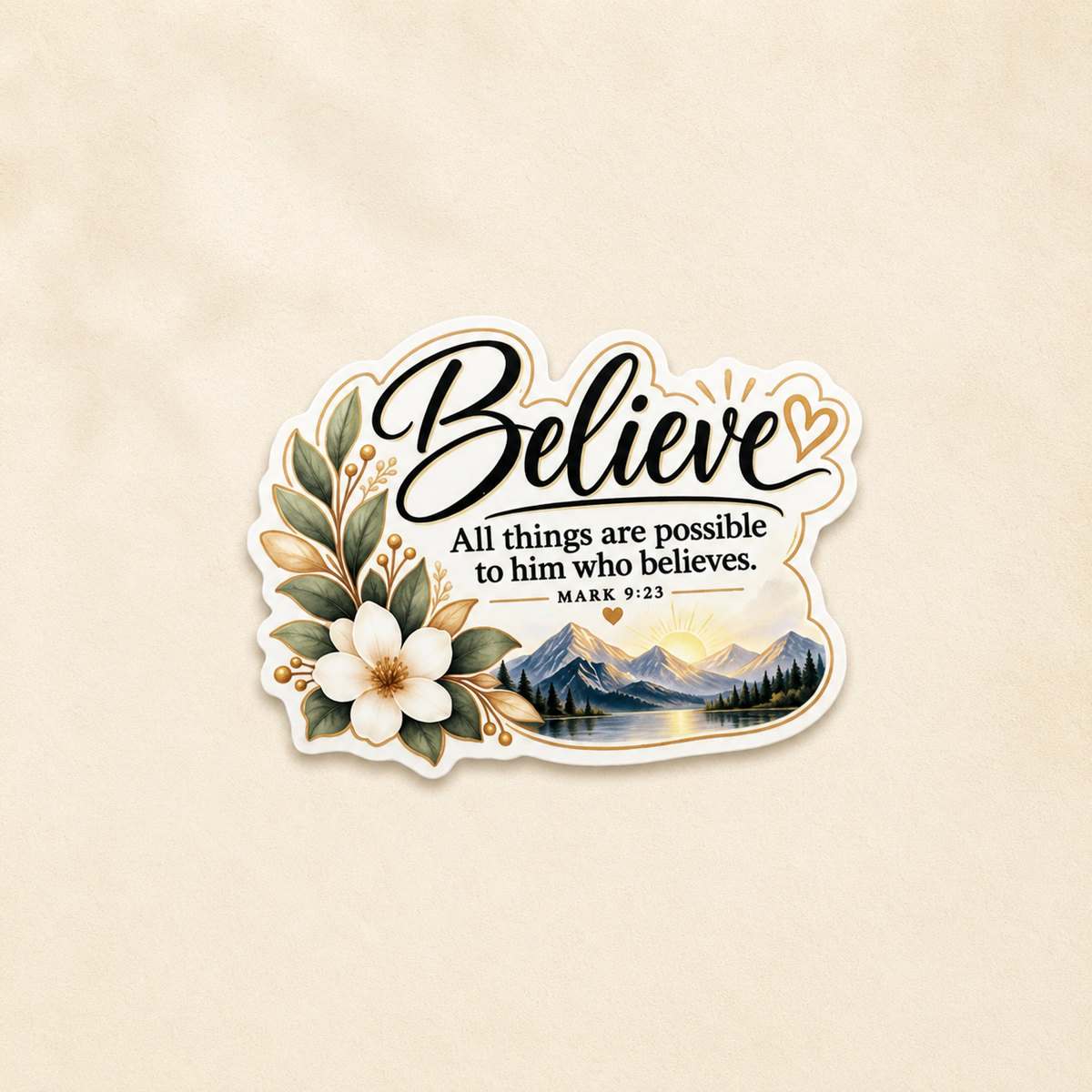 8-Piece Faith-Filled Sticker Collection