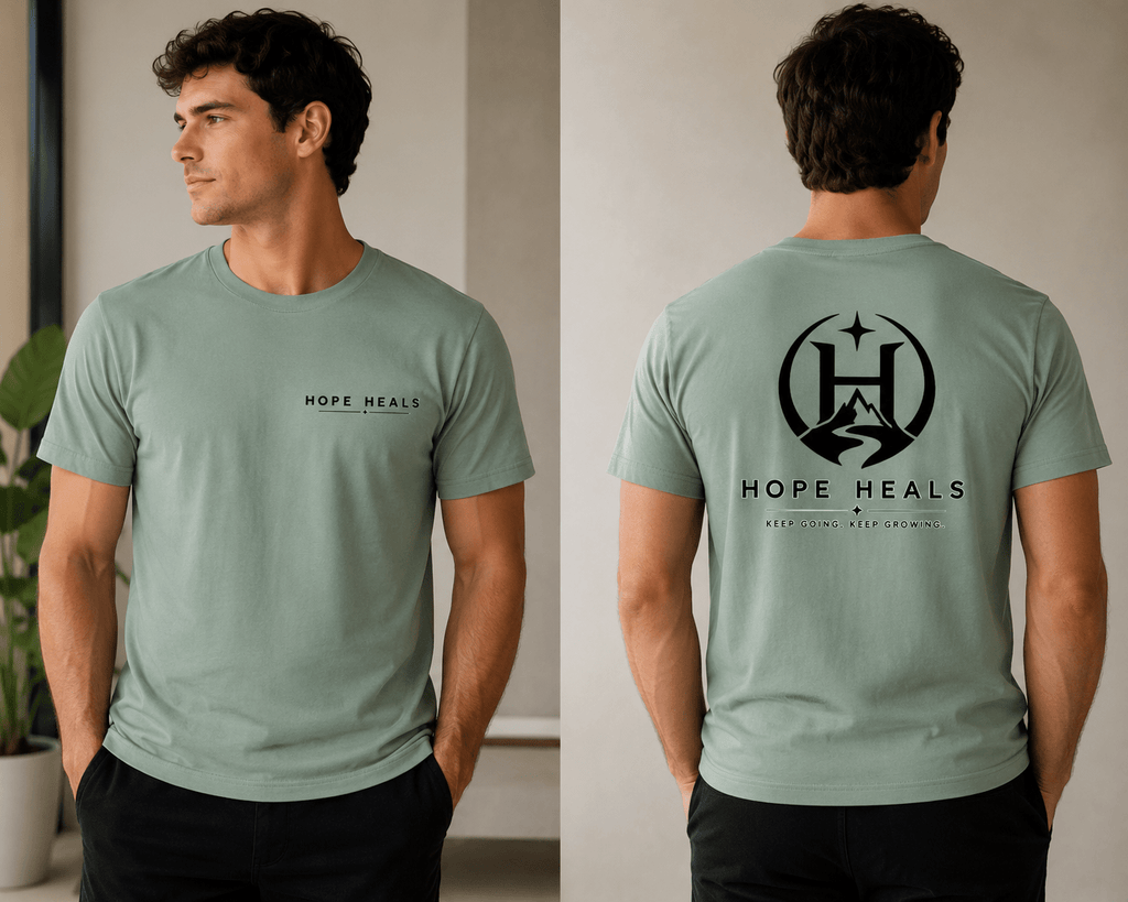 Hope Heals - T-shirt T-shirt oversized streetwear hoodie t-shirt for men women - CHILLSTRIKE premium urban fashion