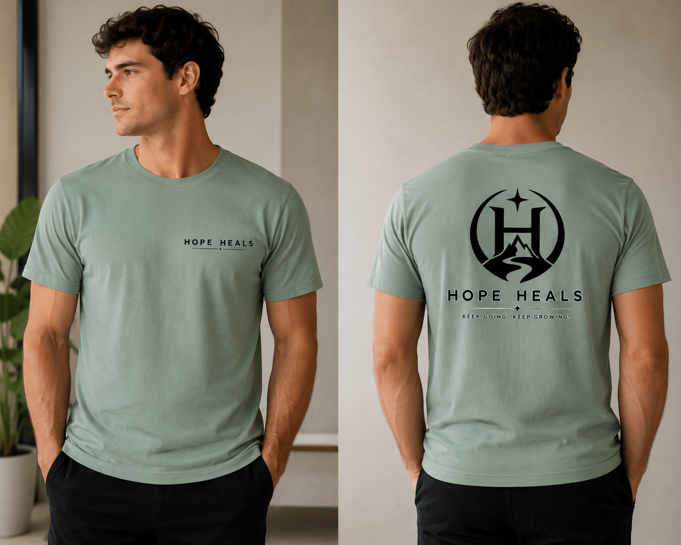 Hope Heals - T-shirt T-shirt oversized streetwear hoodie t-shirt for men women - CHILLSTRIKE premium urban fashion